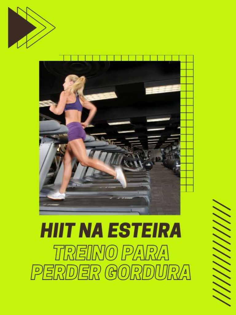 Queime gordura na sua esteira ergométrica com esse treino HIIT.